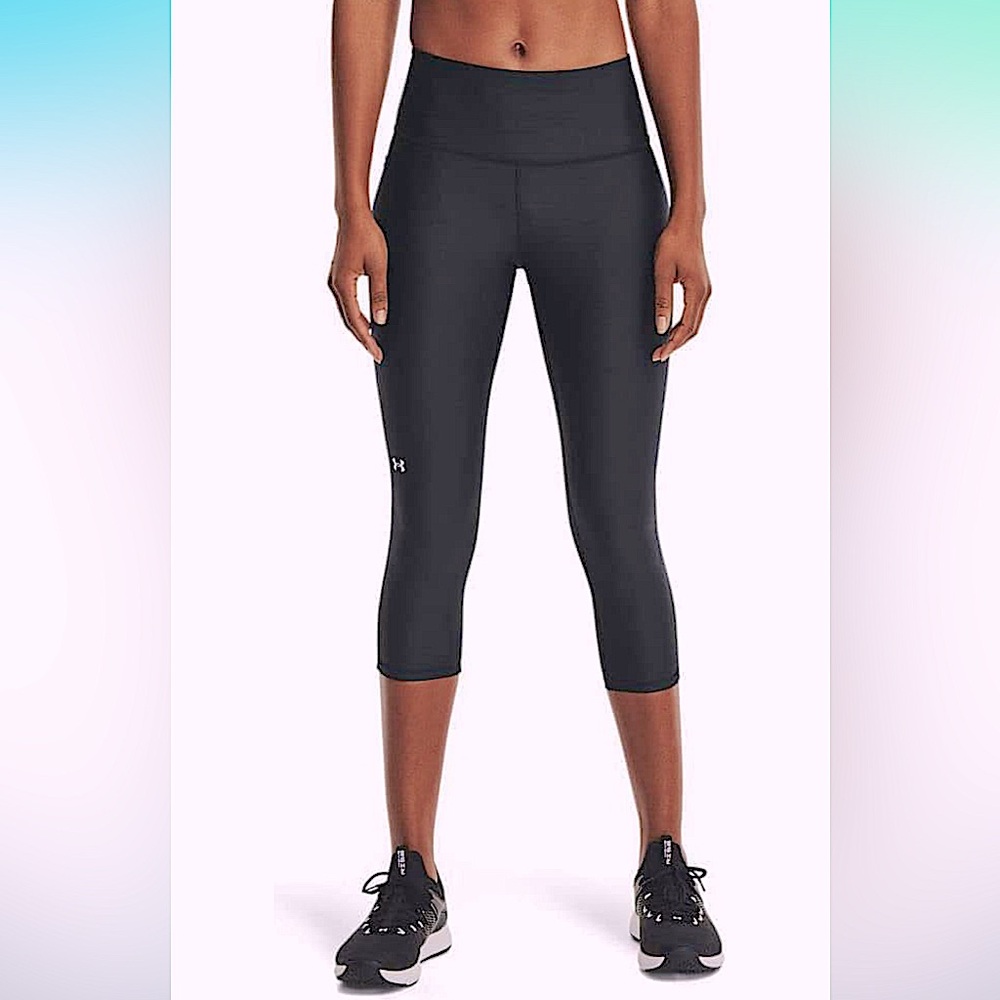 Under Armour Compression HeatGear Pocketed No-Slip Waistband Capri